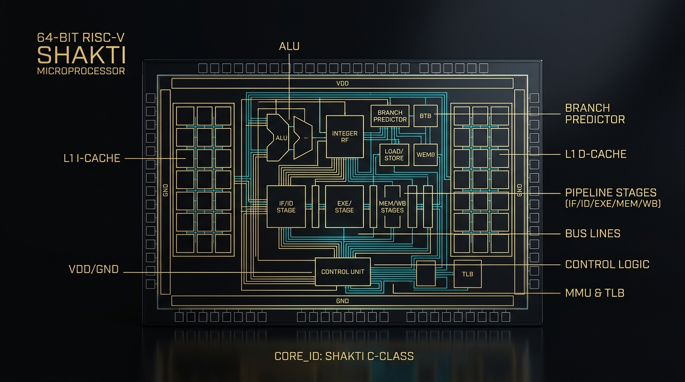 RISC-V Shakti Microprocessor